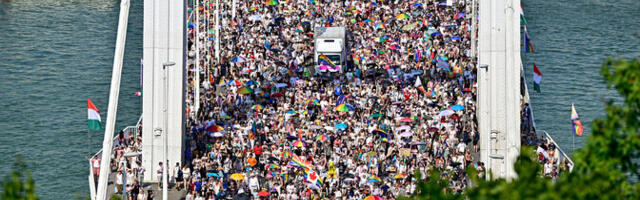 Budapestis toimus esimene Pride´i rongkäik pärast Orbanit