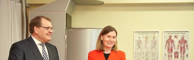 Terviseminister Riina Sikkut rääkis Elva haiglas tervishoiu arenguväljavaadetest