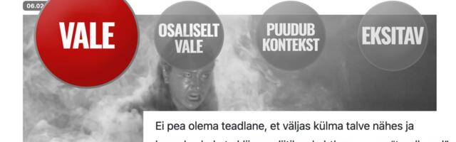 FAKTIKONTROLL | Kas käre pakane tõestab, et inimtekkeline kliimasoojenemine on müüt? Ei