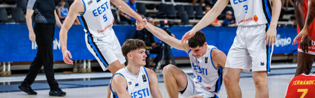 U-18 korvpallikoondis tegi EM-i avamängus Hispaania vastu korraliku partii