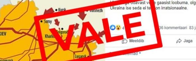 FAKTIKONTROLL | Ukraina ei osta Venemaalt gaasi - see läheb transiidina Lääne-Euroopasse