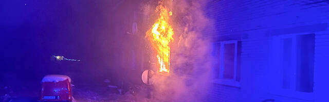 Räpina vallas põles kortermaja