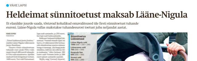 Lääne Elu paberleht neljapäeval, 23. aprillil