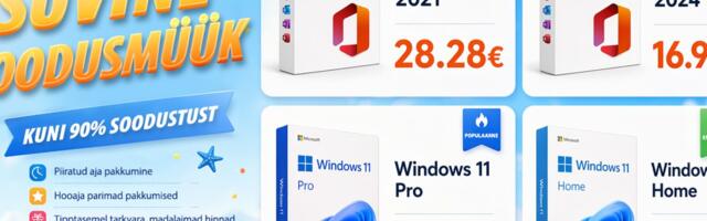 Uuenda odavamalt_ Office 2024 Pro hinnaga 16,99 € ja Windows 11 Pro hinnaga 12,25 €