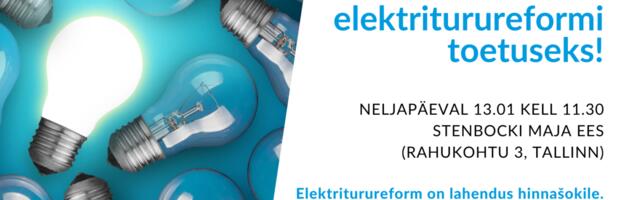 Isamaa korraldab meeleavalduse elektriturureformi toetuseks