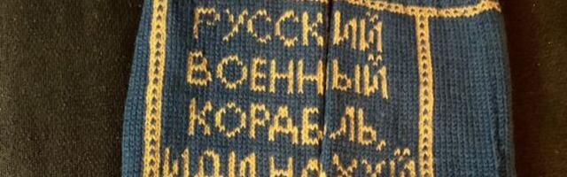 Eestlanna pani ukrainlaste aitamiseks oksjonile sõnaka sõnumiga sokid