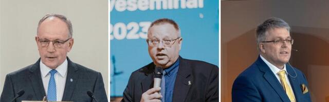 Tartu Ülikooli rektoriks kandideerivad Toomas Asser, Raul Eamets ja Jaak Vilo