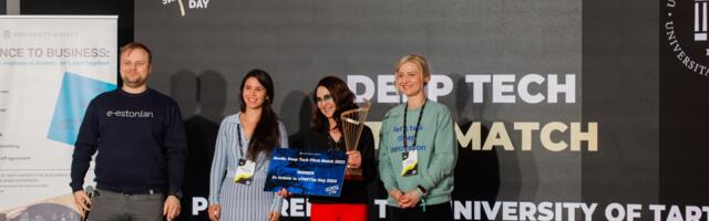Startup Day süvatehnoloogiateemalise välkkõnevõistluse võitis uut vähiravitehnoloogiat arendav Vectiopep