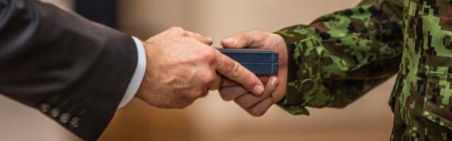 Aasta logistikaauhinna pälvis 1. jalaväebrigaadi tagalapataljoni operatiivsektsiooni ülem