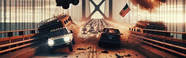 Kaks inimest hukkus USA ja Kanada vahelisel sillal plahvatanud sõidukis