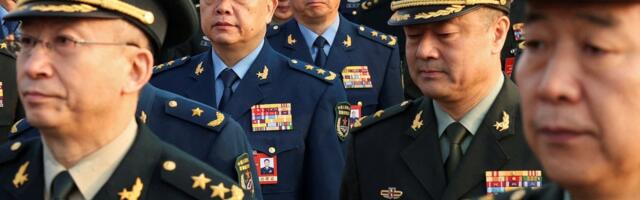 Hiina parlamendist puhastati välja üheksa kõrget sõjaväelast