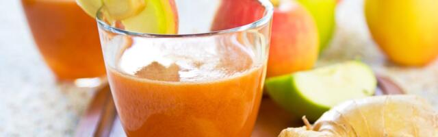 Talvine vitamiinipomm ingveri-õuna smuuti