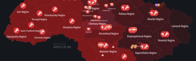 Ukraina langes ulatusliku rünnaku alla, suured purustused Kiievis