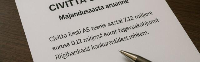 Civitta Eesti sai mullu 0,12 miljonit eurot tegevuskahjumit