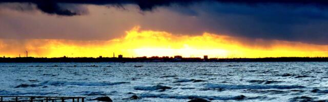 GALERII: varjunditerohke novembriõhtu Haabneeme rannas