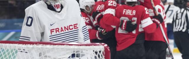 Šveits ja Kanada alustasid olümpiamängude hokiturniiri seljavõitudega