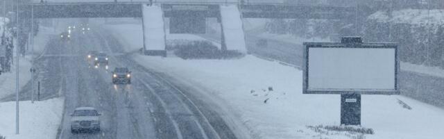 Ettevaatust liikluses! Öösel sajab maha suur kogus lund