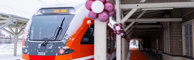 FOTOGALERII: Tartu–Riia rongiliin tegi avasõidu