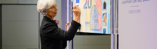 Lagarde tutvustas eurokupüüride uusi kujundusi