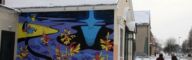 Kohtla-Järve hooned kaunistatakse linna juubeliks grafitiga
