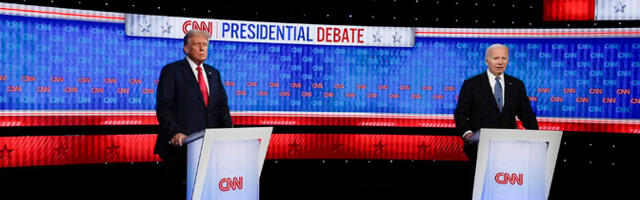 USA valimisdebatt: Bidenil kippusid sõnad sassi minema