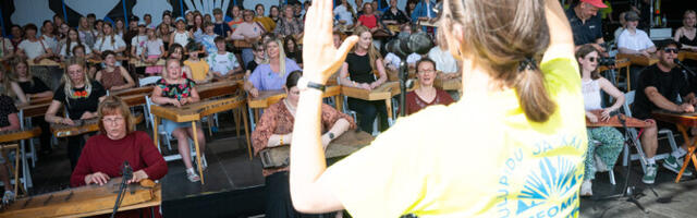 Pildid: rahvamuusikapeol järelkasvuga probleemi ei ole Pildid: rahvamuusikapeol järelkasvuga probleemi ei ole