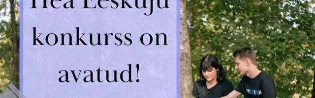 Hea Eeskuju 2025 konkurss ootab koolinoorte kandidaate