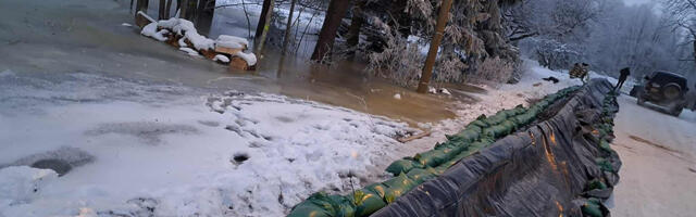 Põltsamaal takistasid vabatahtlikud üleujutust