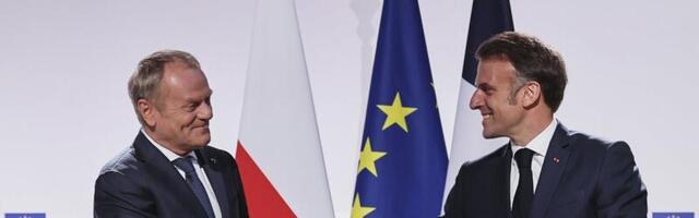 Macron ja Tusk kritiseerisid Putini võidupühaparaadil osalenud liiderid