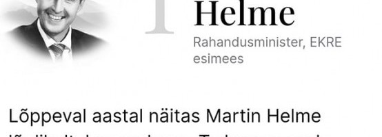 Martin Helme selle aasta mõjukam tegija. Eesti Ekspress