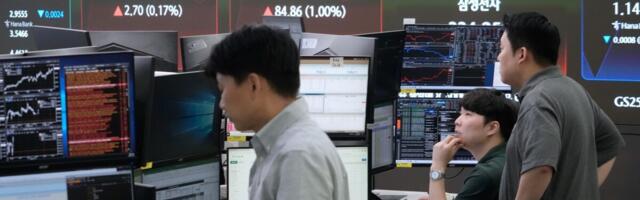 Lõuna-Korea börs kukkus 8%, kauplemine peatati