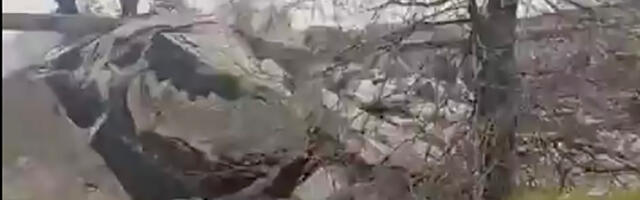 VIDEO: Ukrainas sai tabamuse sõjaväeosa, hävis palju tehnikat
