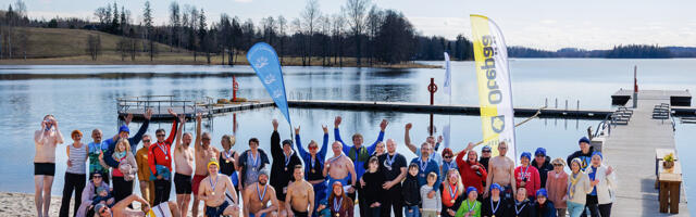 Pühajärvel toimusid V taliujumise võistlused