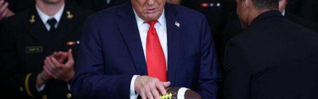 Trump kommenteeris Ukraina rahukõnelusi Ameerika jalgpalli vahele. „Midagi head võib juhtuda“