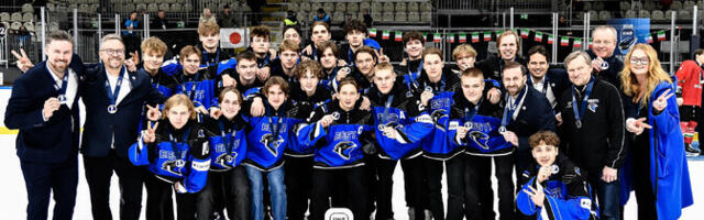 Eesti U-20 jäähokikoondis võitis ajaloolise hõbemedali