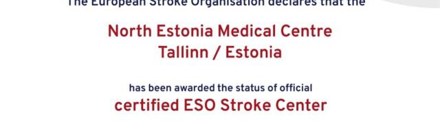 Regionaalhaigla insuldiravi sai Euroopa kõrgeima tunnustuse