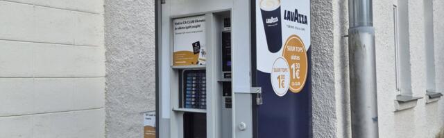 Valga jaamahoone juurde paigaldati kohviaparaat