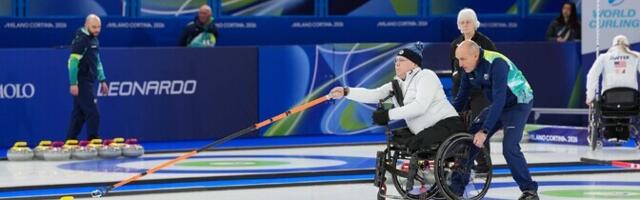 Eesti kurlingupaar pidi tunnistama lõunanaabrite paremust