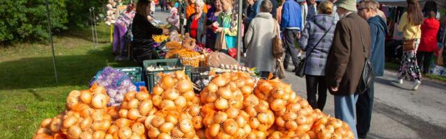 Lüganuse külaplatsil kihas laupäeval laadamelu