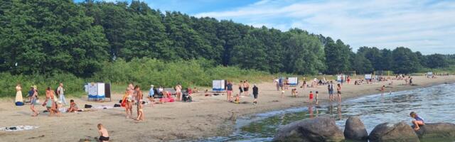 GALERII: soe suveõhtu Haabneeme rannas