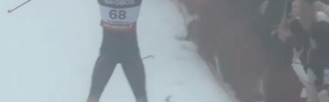 VIDEO: Briti suusataja jõi end Norra MK etapil purju