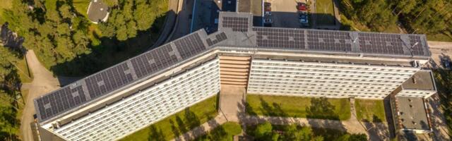 Lõuna-Eesti haigla päikeseelektrijaam sai valmis