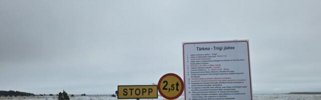TAAS SULETUD | Hiiumaa-Saaremaa jäätee suleti taas