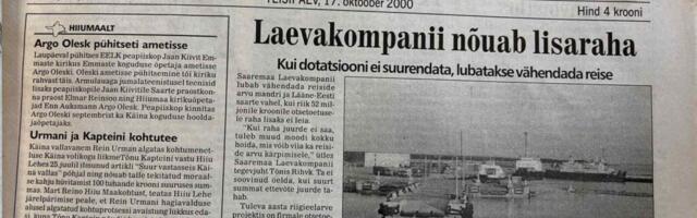 HIIU LEHT 25 AASTAT TAGASI | Käina miljonid Kärdlale