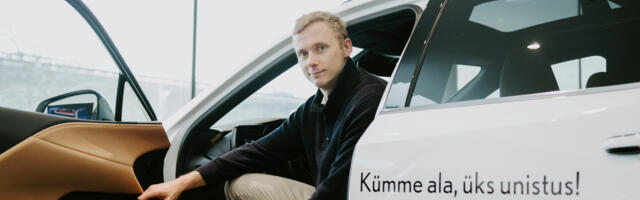 Autoankeet: kümnevõistleja Johannes Erm on sõitnud 40 kilomeetrit tagurdavas autos