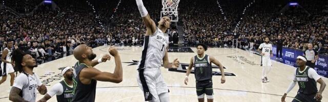 San Antonio Spurs tegi seeria teises mängus võimsa avalduse