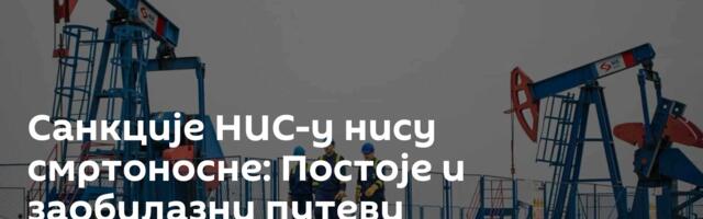 Санкције НИС-у нису смртоносне: Постоје и заобилазни путеви