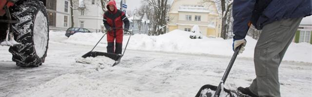 Tallinna linnapea Ossinovski: juba eelmisel talvel hooldas Tallinna linn enam kui poolt pealinna kõnniteedest