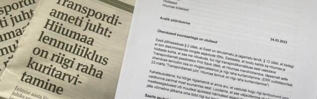 Hiidlaste avalik pöördumine: On vastutustundetu kuulutada üks Hiiumaale elutähtis transpordiliik mugavusteenuseks