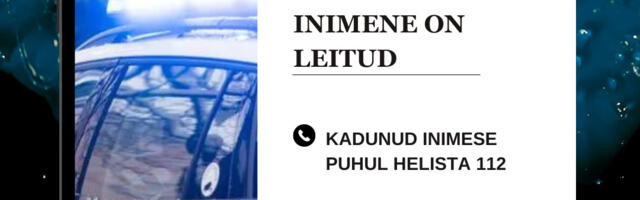 LEITUD: Politsei otsib Pärnus kadunud 73-aastast Mairat